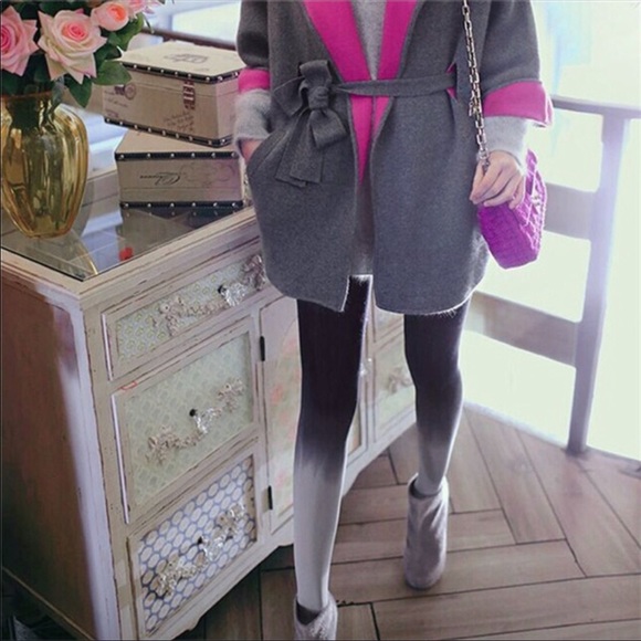 Ombré colored velvet stalkings/tights NWOT - Picture 5 of 8